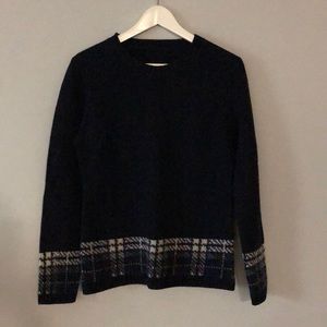 BROOKS BROTHERS PLAID SWEATER SIZE:M